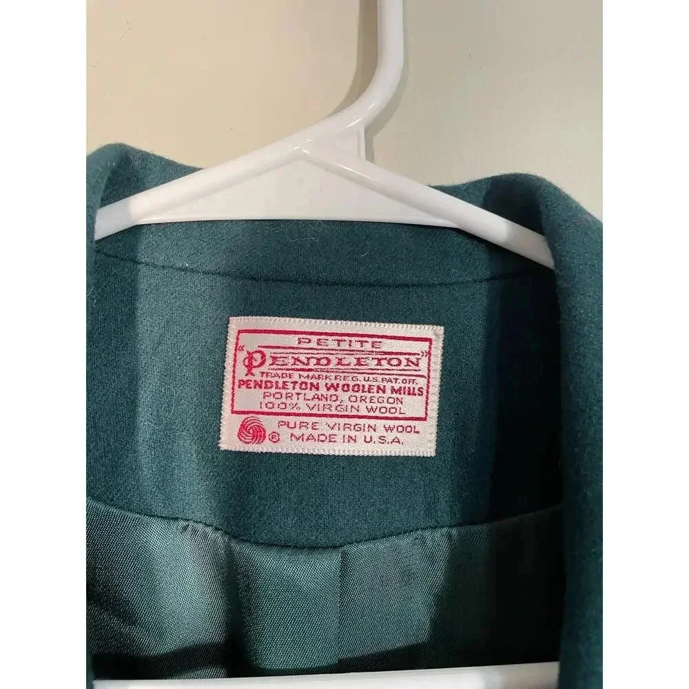 Pendleton Deadstock Forest Green 100% Virgin Wool Blazer‎